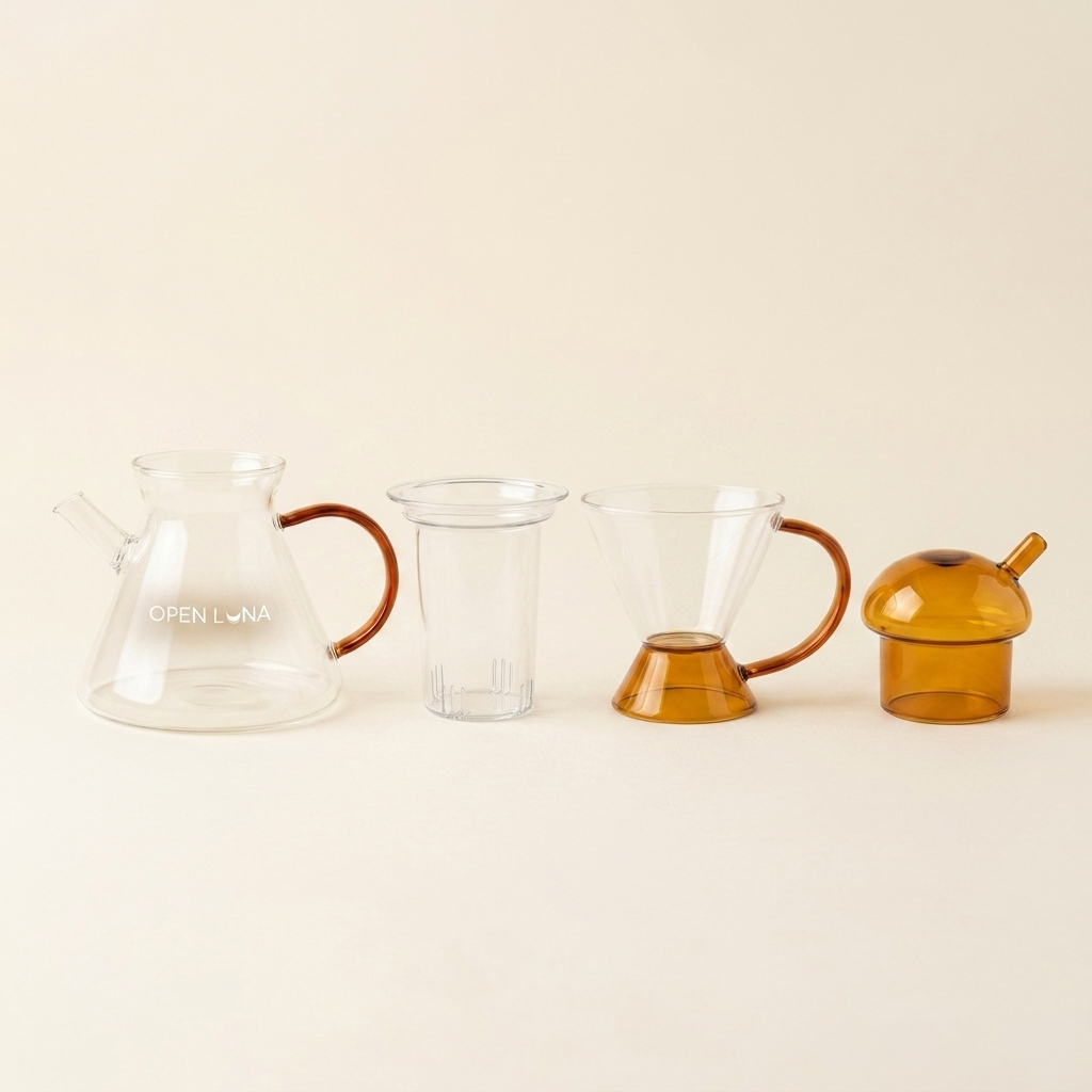 🫖KIT TETERA DORADA 500 ml + TAZA PEQUEÑA 250 ml🫖