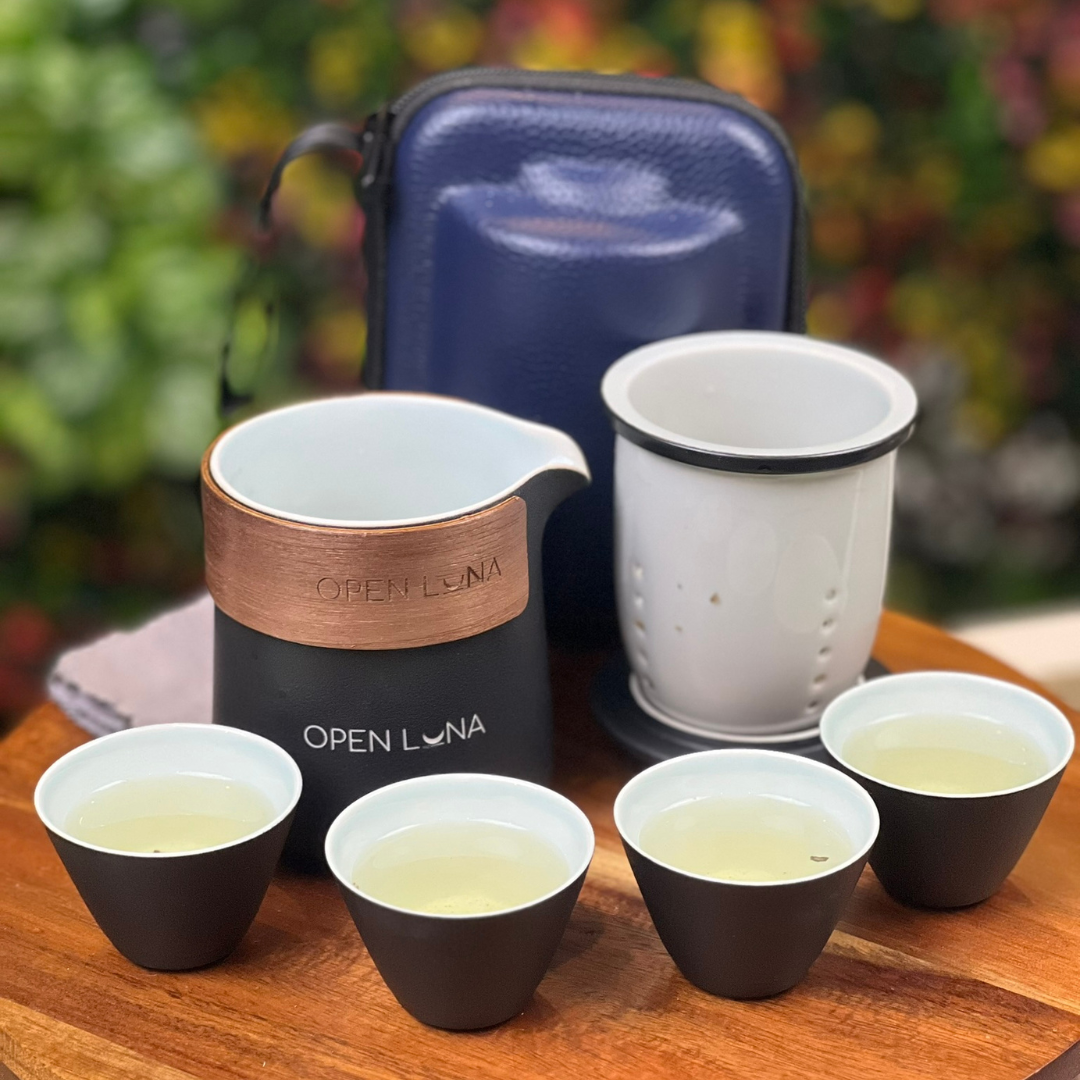 Set de Té Portátil con Estuche