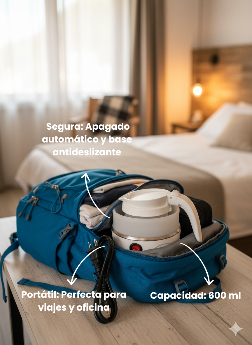 Tetera eléctrica portátil