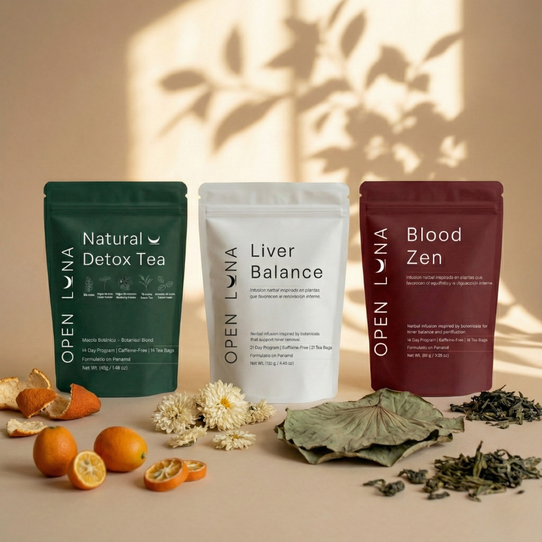 Kit Reset Natural 🌿Detox + Liver + Blood – Open Luna Panamá