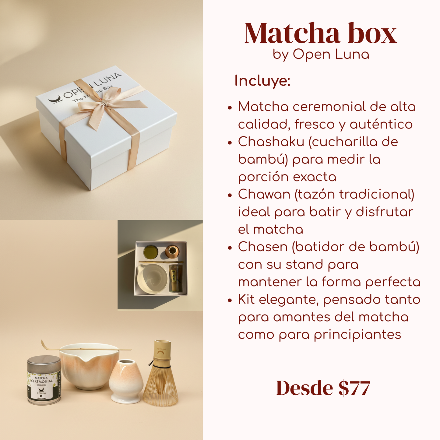 Gift box matcha ceremonial