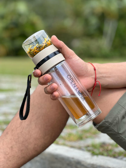 Botella Infusora + Té | Kit Nomada del Té