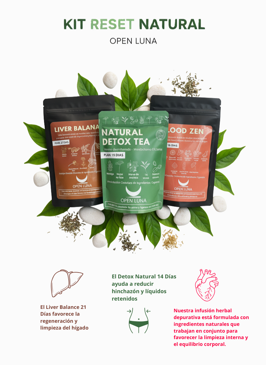 ‼️PRE VENTA ‼️Kit Reset Natural 🌿Detox + Liver + Blood