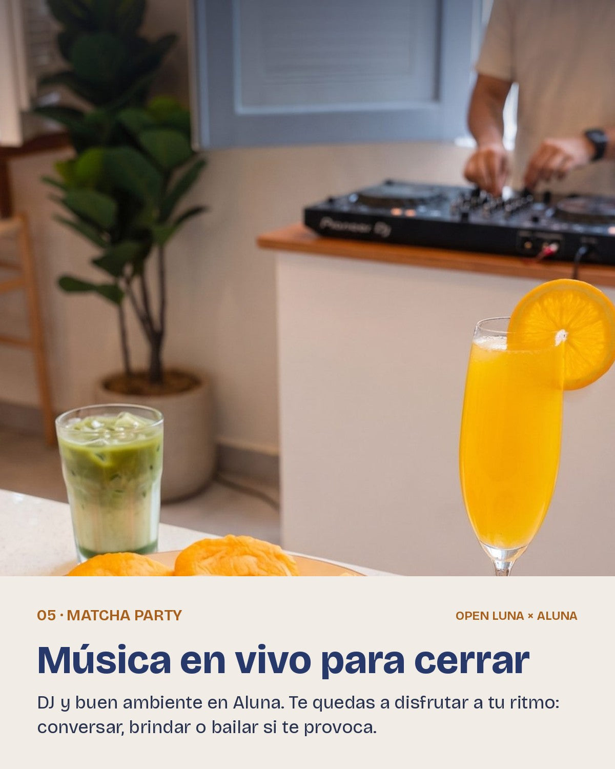 05 Matcha party con música en vivo