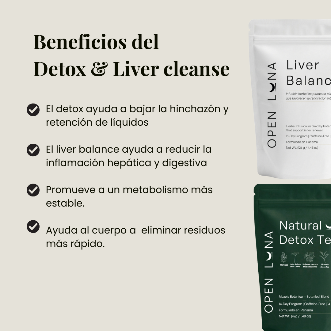 Detox & Liver Cleanse + Botella Infusora 250 mL