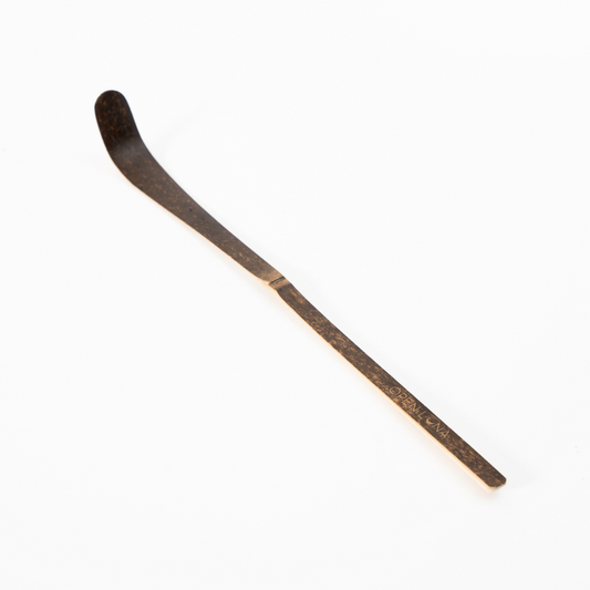 Chashaku de bambú morado (medidor) de Matcha