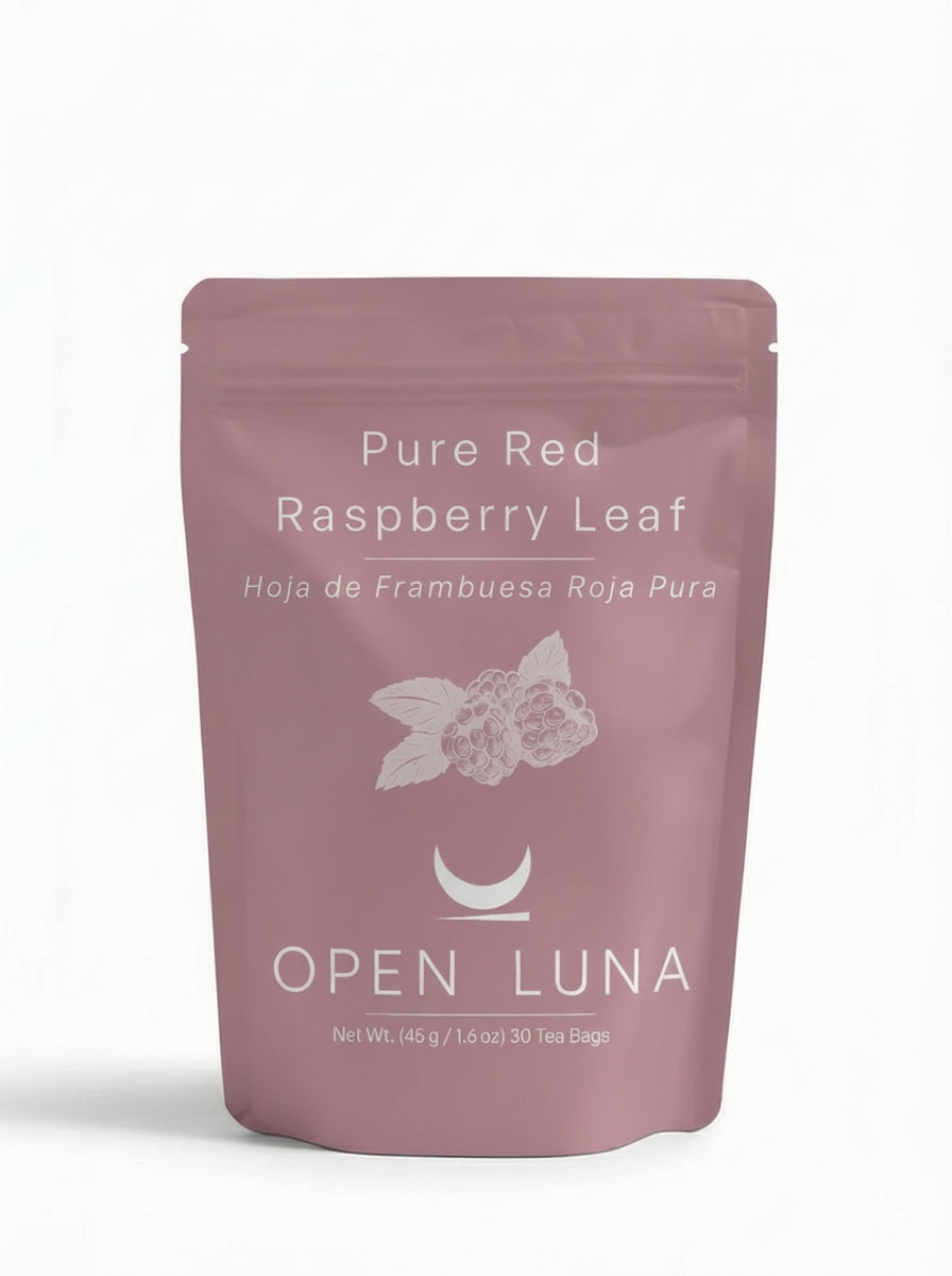 Pure Red Raspberry Leaf- Hoja de Frambuesa Roja Pura - 30 Tea bags