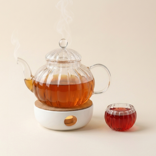 🫖 KIT TETERA DE RAYAS + BASE + TAZA 🫖