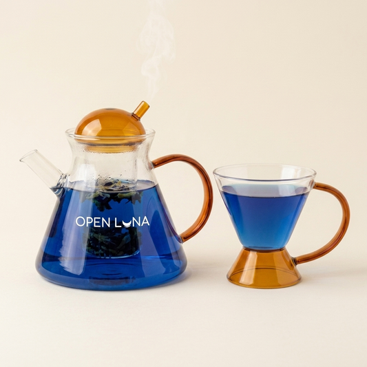 🫖KIT TETERA DORADA 500 ml + TAZA PEQUEÑA 250 ml🫖