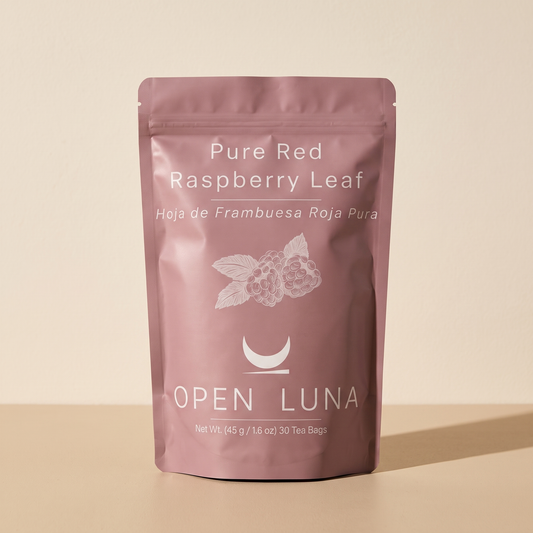 Pure Red Raspberry Leaf- Hoja de Frambuesa Roja Pura - 30 Tea bags