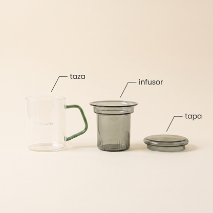 🍵 TAZA INFUSORA VERDE🍵