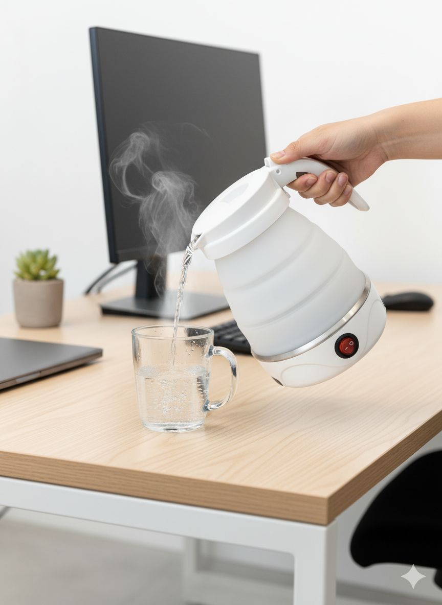 Tetera eléctrica portátil